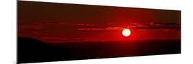 A Panoramic Image Where Clouds Mimic Solar Prominences-Stocktrek Images-Mounted Photographic Print