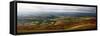 A Panoramic Landscape View Near Hay Bluff, Powys, Wales, United Kingdom, Europe-Graham Lawrence-Framed Stretched Canvas