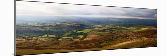 A Panoramic Landscape View Near Hay Bluff, Powys, Wales, United Kingdom, Europe-Graham Lawrence-Mounted Photographic Print