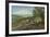 A Panoramic Landscape with a Covered Wagon-Pieter Bruegel the Elder-Framed Premium Giclee Print