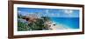 A Panoramic of Mayan Ruins of Ruinas De Tulum (Tulum Ruins) and El Castillo at Sunset-null-Framed Photographic Print