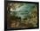 A Panoramic River Landscape with Judah and Tamar-Lucas Gassel-Framed Giclee Print