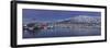 A panoramic view of a port-Richard Bryant-Framed Photo