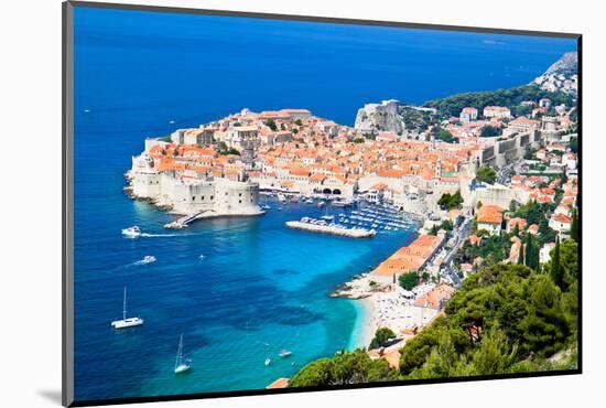 A Panoramic View of an Old City of Dubrovnik, Croatia-Aleksandar Todorovic-Mounted Photographic Print