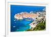 A Panoramic View of an Old City of Dubrovnik, Croatia-Aleksandar Todorovic-Framed Photographic Print