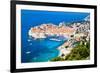 A Panoramic View of an Old City of Dubrovnik, Croatia-Aleksandar Todorovic-Framed Photographic Print