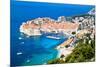 A Panoramic View of an Old City of Dubrovnik, Croatia-Aleksandar Todorovic-Mounted Photographic Print