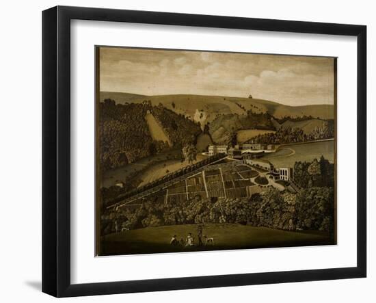 A Panoramic View of Ashcombe, Wiltshire, 1770-null-Framed Giclee Print
