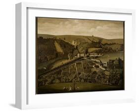 A Panoramic View of Ashcombe, Wiltshire, 1770-null-Framed Giclee Print