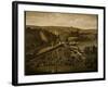 A Panoramic View of Ashcombe, Wiltshire, 1770-null-Framed Giclee Print