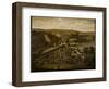 A Panoramic View of Ashcombe, Wiltshire, 1770-null-Framed Giclee Print