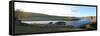 A Panoramic View of Craig Goch Reservoir-Graham Lawrence-Framed Stretched Canvas