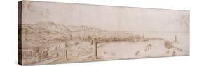 A Panoramic View of Livorno-Petrus Tola-Stretched Canvas