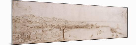 A Panoramic View of Livorno-Petrus Tola-Mounted Giclee Print