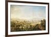 A Panoramic View of Messina, Sicily-Gaspar van Wittel-Framed Giclee Print