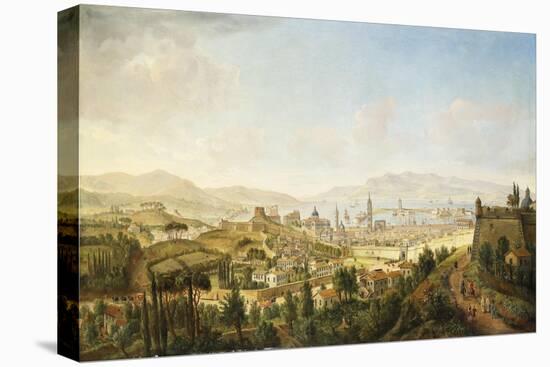 A Panoramic View of Messina, Sicily-Gaspar van Wittel-Stretched Canvas