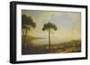 A Panoramic View of Naples, the Bay of Naples, Portici, Vesuvius, the Sorrento Peninsula and…-Pietro Fabris-Framed Giclee Print