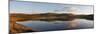 A Panoramic View of Pant Y Llyn Lake, Epynt, Powys, Wales, United Kingdom, Europe-Graham Lawrence-Mounted Photographic Print