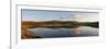 A Panoramic View of Pant Y Llyn Lake, Epynt, Powys, Wales, United Kingdom, Europe-Graham Lawrence-Framed Photographic Print