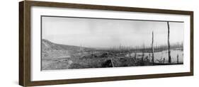A Panoramic View of the Ancre Valley, Seen from Near Hamel, Looking Towards Miramount-Robert Hunt-Framed Photographic Print