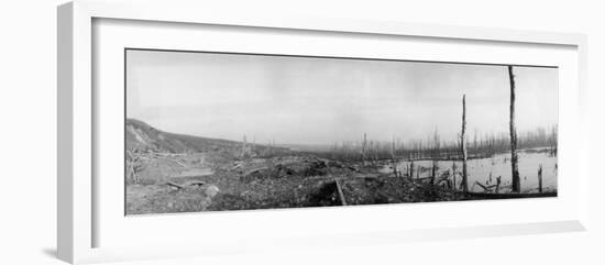 A Panoramic View of the Ancre Valley, Seen from Near Hamel, Looking Towards Miramount-Robert Hunt-Framed Photographic Print