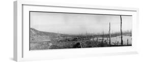 A Panoramic View of the Ancre Valley, Seen from Near Hamel, Looking Towards Miramount-Robert Hunt-Framed Photographic Print