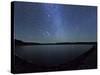 A Panoramic View of the Milky Way and La Azul Lagoon in Somuncura, Argentina-Stocktrek Images-Stretched Canvas