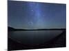 A Panoramic View of the Milky Way and La Azul Lagoon in Somuncura, Argentina-Stocktrek Images-Mounted Photographic Print