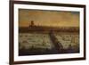 A Panoramic View of the River Thames and the City of London Taken from the-English School-Framed Giclee Print