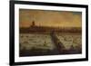 A Panoramic View of the River Thames and the City of London Taken from the-English School-Framed Giclee Print