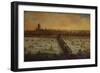 A Panoramic View of the River Thames and the City of London Taken from the-English School-Framed Giclee Print