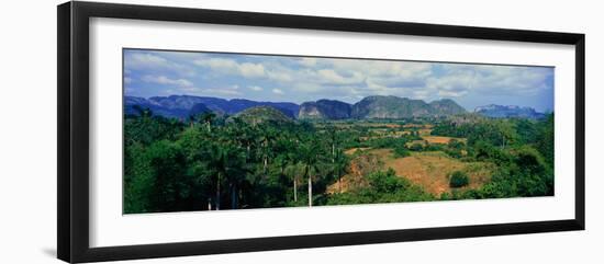 A Panoramic View of the Valle De Vinales, in Central Cuba-null-Framed Photographic Print