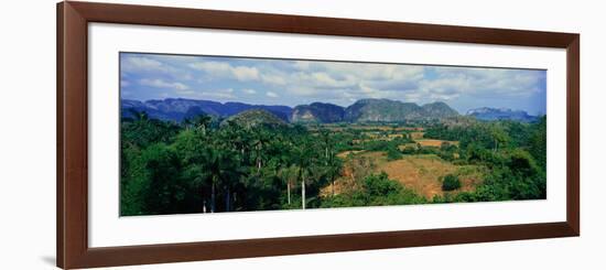 A Panoramic View of the Valle De Vinales, in Central Cuba-null-Framed Photographic Print