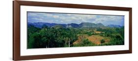 A Panoramic View of the Valle De Vinales, in Central Cuba-null-Framed Photographic Print