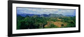 A Panoramic View of the Valle De Vinales, in Central Cuba-null-Framed Photographic Print