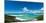 A panoramic view of the world-famous Whitehaven Beach on Whitsunday Island, Queensland, Australia-Logan Brown-Mounted Photographic Print