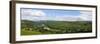 A Panoramic View of the Wye Valley Near Erwood, Powys, Wales, United Kingdom, Europe-Graham Lawrence-Framed Photographic Print