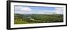 A Panoramic View of the Wye Valley Near Erwood, Powys, Wales, United Kingdom, Europe-Graham Lawrence-Framed Photographic Print