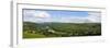 A Panoramic View of the Wye Valley Near Erwood, Powys, Wales, United Kingdom, Europe-Graham Lawrence-Framed Photographic Print