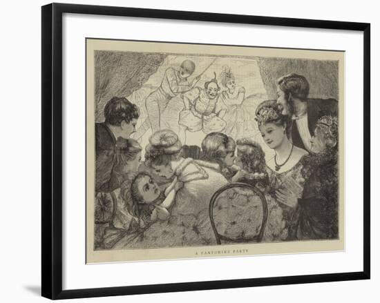 A Pantomime Party-null-Framed Giclee Print