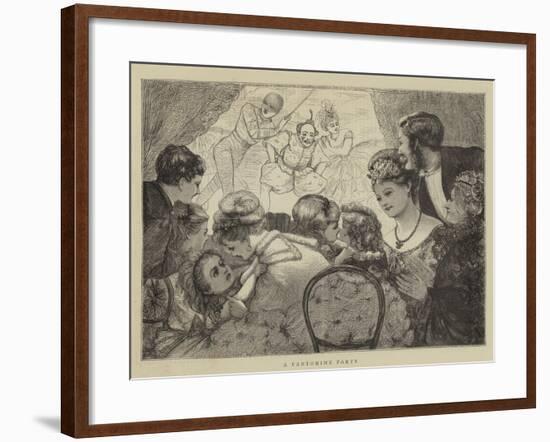 A Pantomime Party-null-Framed Giclee Print