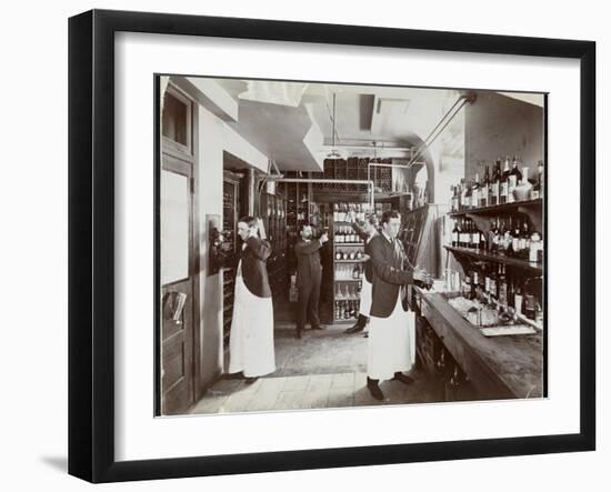 A Pantry at the Hotel Manhattan, 1902-Byron Company-Framed Giclee Print