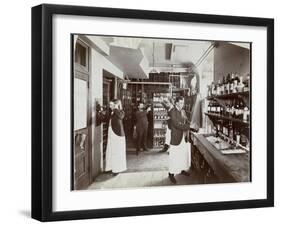 A Pantry at the Hotel Manhattan, 1902-Byron Company-Framed Giclee Print