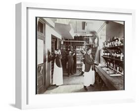 A Pantry at the Hotel Manhattan, 1902-Byron Company-Framed Giclee Print