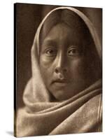 A Papago Maiden, Arizona, 1907-null-Stretched Canvas