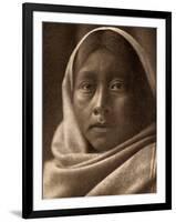 A Papago Maiden, Arizona, 1907-null-Framed Photographic Print