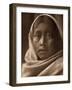 A Papago Maiden, Arizona, 1907-null-Framed Photographic Print