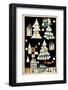 A Paper Village at Night-Treechild-Framed Photographic Print