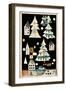 A Paper Village at Night-Treechild-Framed Photographic Print