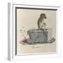 a Papion Monkey-null-Framed Giclee Print